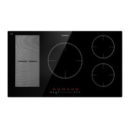 Klarstein Delicatessa 90 Hybrid, вграден кухненски плот, индукционен котлон, 5 зони, 7400 W, черен (CP4-Delicatessa90Hy)