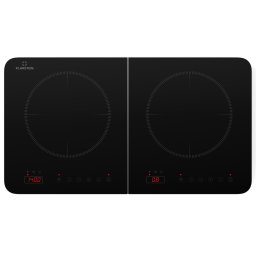Klarstein Двоен индукционен плот Cookio 3500W с таймер от стъклокерамика (CP9-Cookio-BK)