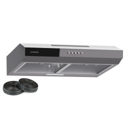 Klarstein Contempo 60, абсорбатор, 60 см, под шкаф, 200 м³/ч, LED, акрил, неръждаема стомана (DSM-Contempo-60 SIL)