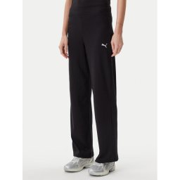 Puma Долнище анцуг Ess Elevated 685025 Черен Straight Fit