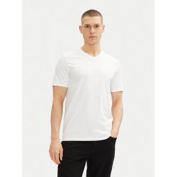 Calvin Klein Jeans Тишърт LV040HM298 Бял Regular Fit