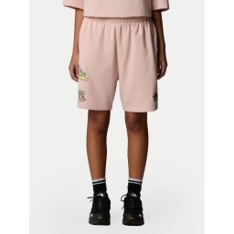 The North Face Спортни шорти Unisex Mountain Cleanup NF0A8C2X Розов Relaxed Fit