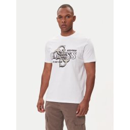 Guess Тишърт M5BI72 I3Z14 Бял Slim Fit