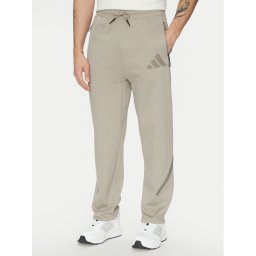 adidas Долнище анцуг Z.N.E. Open-Hem JC6716 Бежов Loose Fit