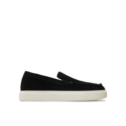 Calvin Klein Мокасини Moccasin Suede HM0HM01794 Черен