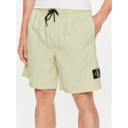 Calvin Klein Jeans Шорти от плат J30J325475 Зелен Regular Fit
