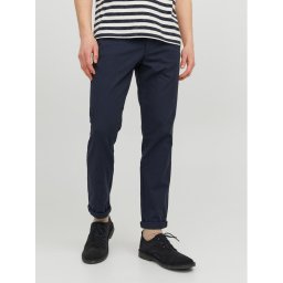 Jack & Jones Чино панталони Marco 12206198 Тъмносин Slim Fit