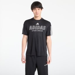 Тениска adidas House Of Tiro Wordmark T-Shirt Black/ White XL