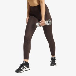 Клинове adidas Optimé Primelift Snake 7/8 Leggings Aurora Coffee/ Black L