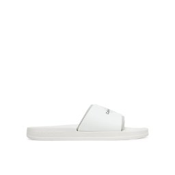 Calvin Klein Jeans Чехли Slide Rubber Neoprene Monologo YM0YM00361 Бял