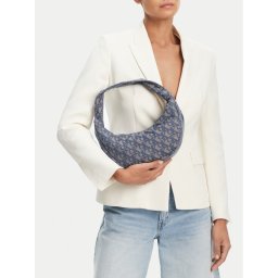 Calvin Klein Дамска чанта Ckj Monogram Pinched Medium Shou LV04F3206G Син