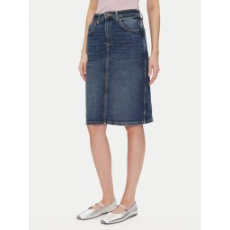 Lee Дънкова пола 112355270 Тъмносин Regular Fit