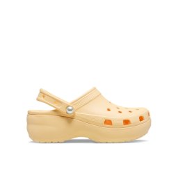 Crocs Чехли Classic Platform Pearl Clog 211231 Жълт
