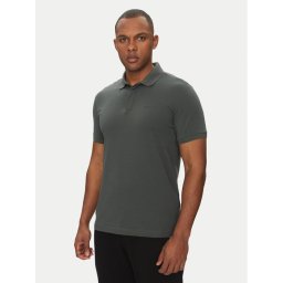 EA7 Emporio Armani Тениска с яка и копчета 7M000228 AF10373 U8109 Сив Regular Fit