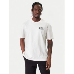 EA7 Emporio Armani Тишърт 7M001327 AF17789 U0004 Екрю Relaxed Fit