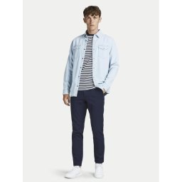 Jack & Jones Чино панталони Marco 12174309 Тъмносин Slim Fit