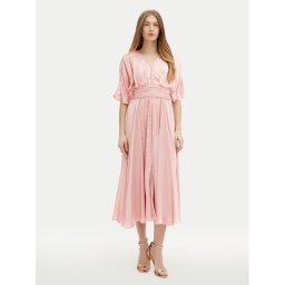 Guess Официална рокля W5PK1O WHHF0 Розов Regular Fit