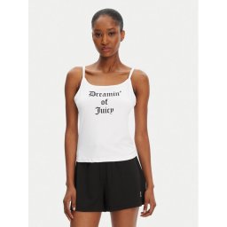 Juicy Couture топ Dream Of Vest JCLCT125505 Бял Slim Fit