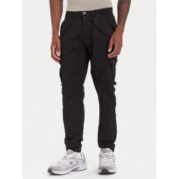Alpha Industries Текстилни панталони Combat 126215 Черен Slim Fit