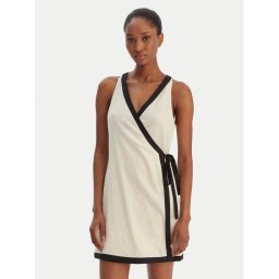 Seafolly Лятна рокля Beach Bound 55589-DR Бежов Slim Fit