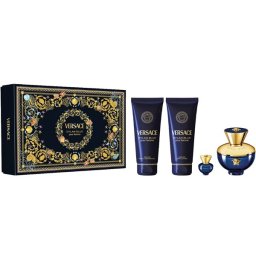 Versace Pour Femme Dylan Blue Комплект (EDP 100ml + EDP 5ml + BL 100ml + SG 100ml) за Жени