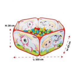 Сгъваем басейн с топки 6см (200 бр) 06413 Pilsan