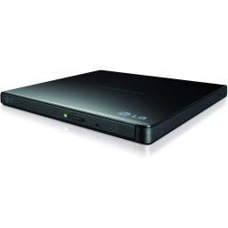 LG GP57ES40 Slim External Super-Multi DVD Drive, черен