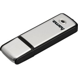 Флаш памет HAMA "Fancy", 128GB, Черна/Сребриста