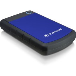 Портативен външен диск Transcend StoreJet 25H3 1TB, Navy Blue