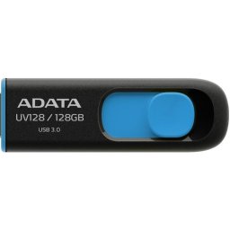 Флаш памет ADATA UV128 128GB, Black / Blue