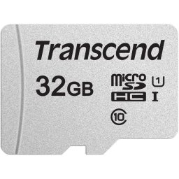 microSDHC карта Transcend 300S 32GB U1 с SD адаптер