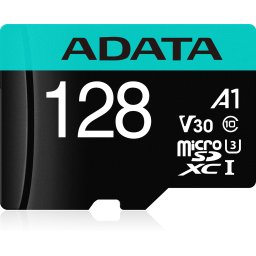 microSDXC карта ADATA Premier Pro 128GB UHS-I U3 V30S + SD адаптер