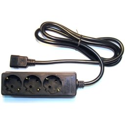 Разклонител Eaton 1 х IEC C14 - 3 х Shuko 10A