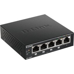 Комутатор D-Link 5-Port Desktop Gigabit PoE+ Switch