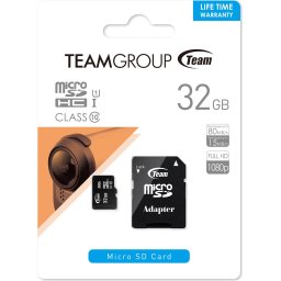 Карта памет Team Group 32GB MicroSDHC + SD Adapter