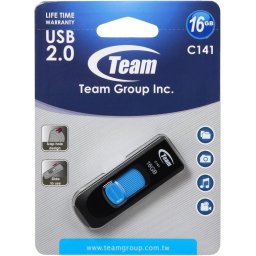 USB памет Team Group C141 16GB, USB 2.0, Син