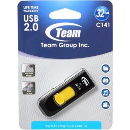 USB памет Team Group C141 32GB, Жълт