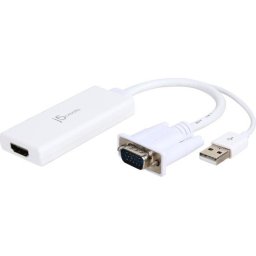 Аудио видео адаптер j5create JDA214 VGA към HDMI