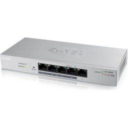 Комутатор ZyXEL GS1200-5HPv2 - 5 Port Gigabit PoE+ webmanaged Switch