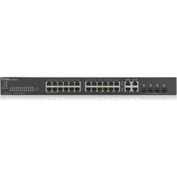 Суич ZYXEL GS1920-24V2 - 24 портов Gigabit Smart-Managed