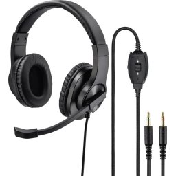 Слушалки с микрофон HAMA HS-P300, Черен