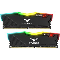RAM Team Group T-FORCE DELTA RGB 16GB (8GBx2) DDR4-3200 Black