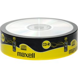 CD-R80 MAXELL, 700MB, 52x, 25 бр.