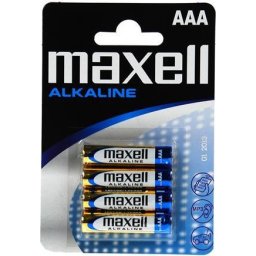 Алкална батерия MAXELL LR-03 /4 бр. в опаковка/ 1,5V - ML-BA-LR-03-BL