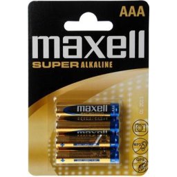 Супералкални батерии MAXELL LR03 XL /4 бр. в опаковка/ 1.5V