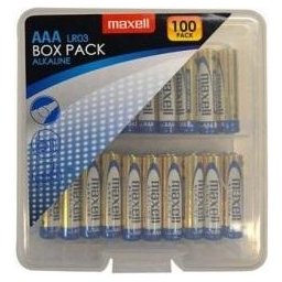 Алкални батерии MAXELL LR03 AAA - 100 бр.