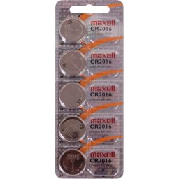 MAXELL Бутонна батерия литиева CR2016 3V - цена за 1 бр.