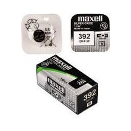 Бутонна батерия сребърна MAXELL SR41 SW /384/ AG3