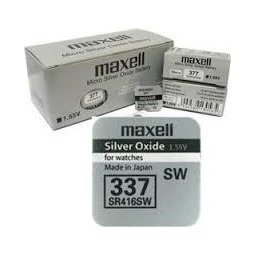 Бутонна батерия сребърна MAXELL SR416 SW 1.55V / 337