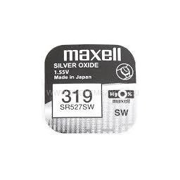 Бутонна батерия сребърна MAXELL SR527 SW 1.55V /319/ 1.55V